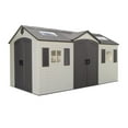 thumbnail image 2 of Lifetime 15' x 8' Outdoor Storage Shed (Dual Entry), 2 of 15