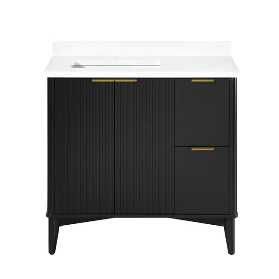 OVE Decors Gabi 36" W x 22" D Freestanding Bathroom Vanity with Sink