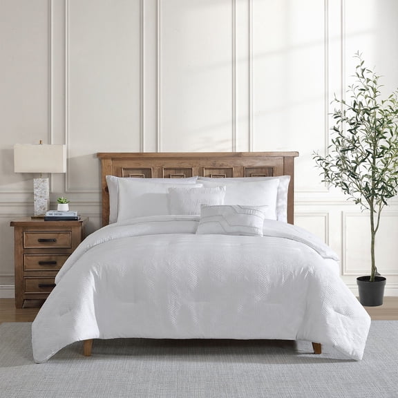 Tahari Home 5-Piece Jacquard Comforter Set, Assorted Sizes