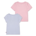 thumbnail image 9 of Levi's Toddler Girls 2-Pack Graphic Tee, 9 of 11