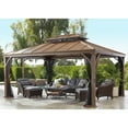 thumbnail image 1 of Member's Mark 12' x 16' Salemo Hardtop Galvanized Gazebo Pavilion, 1 of 7