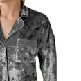 thumbnail image 4 of Lord & Taylor Women's 2-Piece Velour Pajama Set, 4 of 7