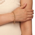 thumbnail image 2 of Ribbed Rolo Link Bracelet in 14K Yellow Gold, 2 of 4