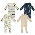 thumbnail image 1 of Member's Mark Baby 4 Pack Tight Fit Sleep & Play, 1 of 7