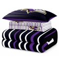 thumbnail image 2 of Logo Brands Baltimore Ravens Bed-In-A-Bag Set, 2 of 5