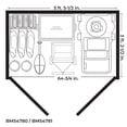 thumbnail image 6 of Suncast Stow-Away Horizontal Shed, 6 of 7