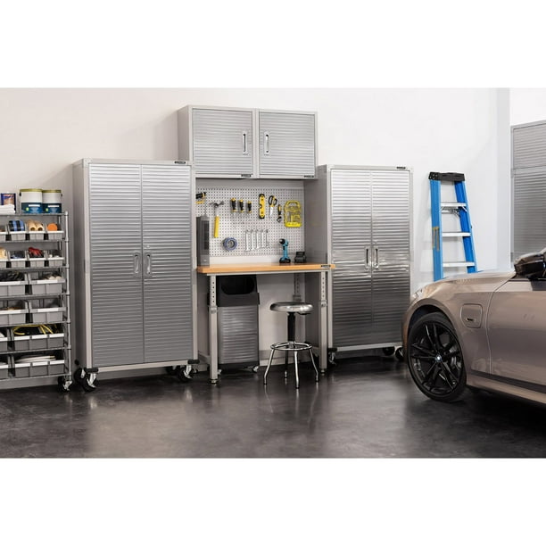 Seville Classics UltraHD 5-Piece Steel Garage Cabinet Storage Set