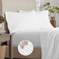 thumbnail image 3 of Purity Home 100% Organic Cotton Brushed Percale Sheet Set, Assorted Sizes, 3 of 9