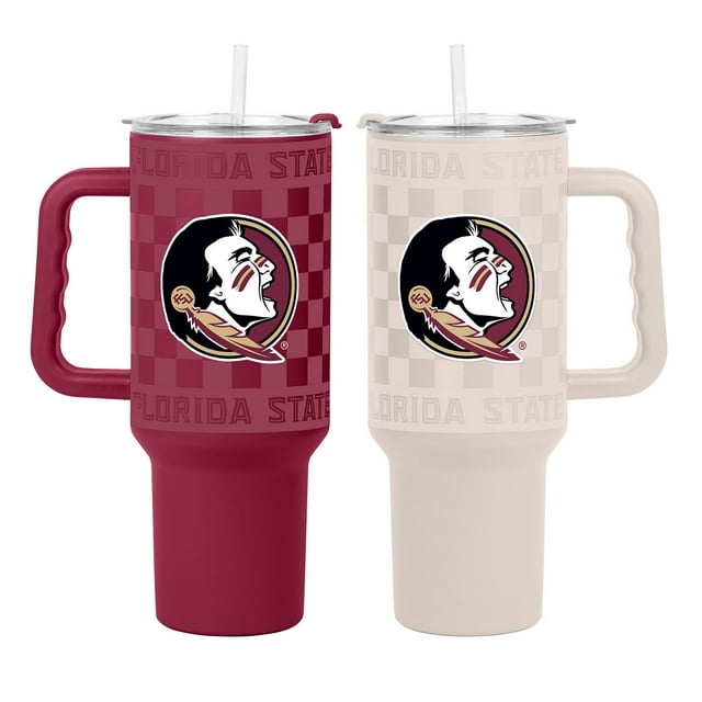 Logo Brands Florida State Seminoles 40 oz. Stainless Steel Tumbler Set