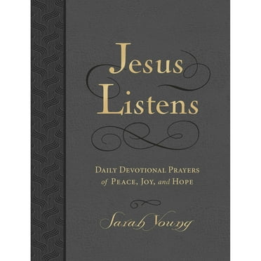 Jesus Listens by Sarah Young, Leather Bound