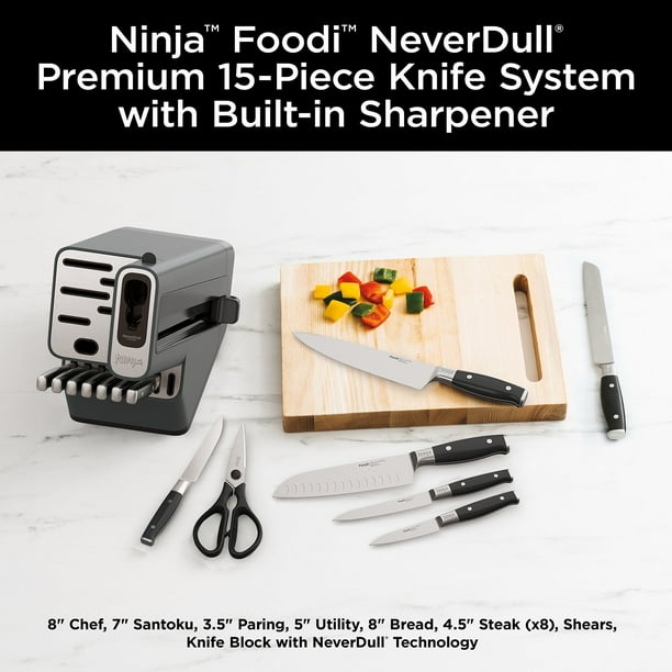 Ninja Foodi NeverDull Premium Knife System 15 Piece Set - Samsclub.com