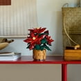 thumbnail image 6 of LEGO Icons Poinsettia Plant Building Set and Centerpiece Table Decoration, 608 pcs., 6 of 6