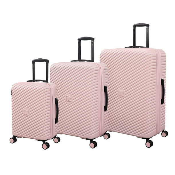 it luggage Pleating 3 Pc Hardside Spinner Luggage Set, Choose