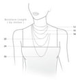 thumbnail image 2 of 8-8.5 mm Akoya Pearl with .05 ct Diamond Pendant Rope Chain Necklace in 14K Gold, 2 of 4