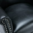 thumbnail image 4 of Hallie Club Top-Grain Leather Chair, Assorted Colors, 4 of 9