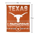thumbnail image 7 of Logo Brands Texas Longhorns 60"x70" Super Plush Blanket, 7 of 7