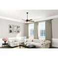 thumbnail image 2 of Hunter 52 inch Swanson Matte Black Ceiling Fan with LED Light Kit and Pull Chain, 2 of 10