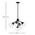 thumbnail image 4 of Enbrighten Berkley Chandelier with LED Bulbs by Ecoscapes, 4 of 6