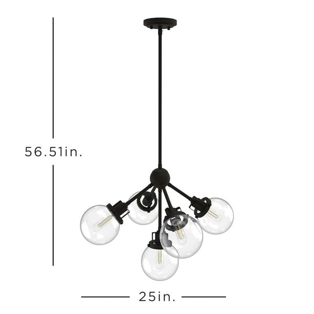 Enbrighten Berkley Chandelier with LED Bulbs by Ecoscapes