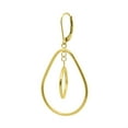 thumbnail image 4 of Teardrop Dangle Earrings in 14K Italian Gold, 4 of 6