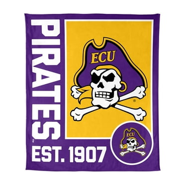 Logo Brands East Carolina Pirates 60"x70" Super Plush Blanket