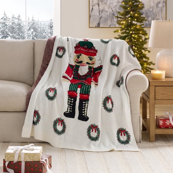 Member's Mark Holiday Cozy Knit Throw, 60" x 70", Seasonal