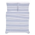 thumbnail image 5 of London Fog Blue Stripe Flannel Comforter Set, Assorted Sizes, 5 of 7