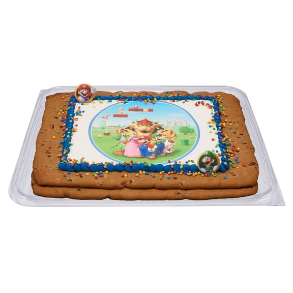 Super Mario Half Sheet Cookie Cake