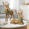 thumbnail image 1 of Member's Mark Winter Deer Décor, Set of 2, 1 of 4