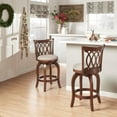 thumbnail image 1 of Marion 24" Scroll Back Swivel Stool, Assorted Colors, 1 of 4