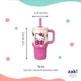 thumbnail image 5 of Zak Designs 16-oz Stainless Steel Double-Wall Tumbler for Kids with Straw, 2-Piece Set, 5 of 7
