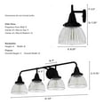 thumbnail image 4 of Hunter Cypress Grove Light Sconce Wall Light Fixture, Multiple Sizes, 4 of 8