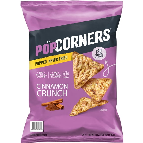 PopCorners Cinnamon Crunch Popped-Corn Snack, 18 oz.