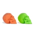 thumbnail image 4 of Gerson International 7.5" Flocked Skulls, Set of 2, 4 of 6
