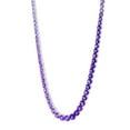thumbnail image 3 of Graduated Gemstone Tennis Necklace in Sterling Silver, 3 of 8