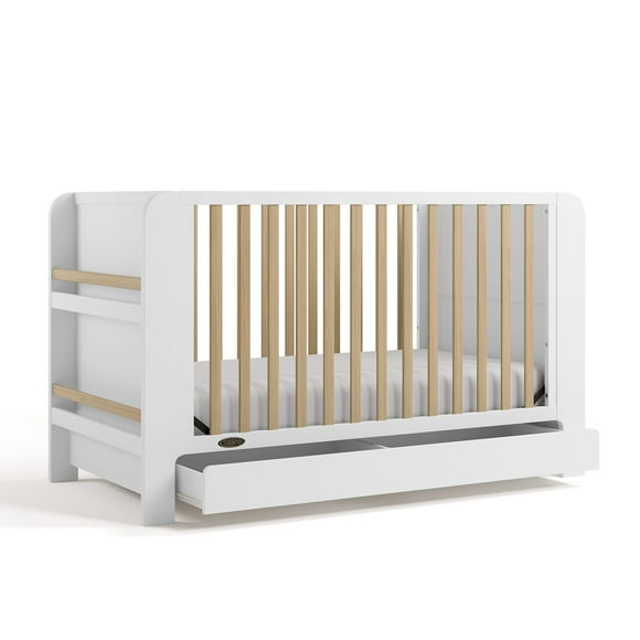 Graco Read-with-Me 4-in-1 Convertible Crib with Drawer, Choose Color