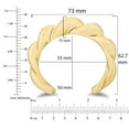 thumbnail image 3 of Neuhardt Bold Twist Bracelet in 18K Gold Vermeil, 3 of 7