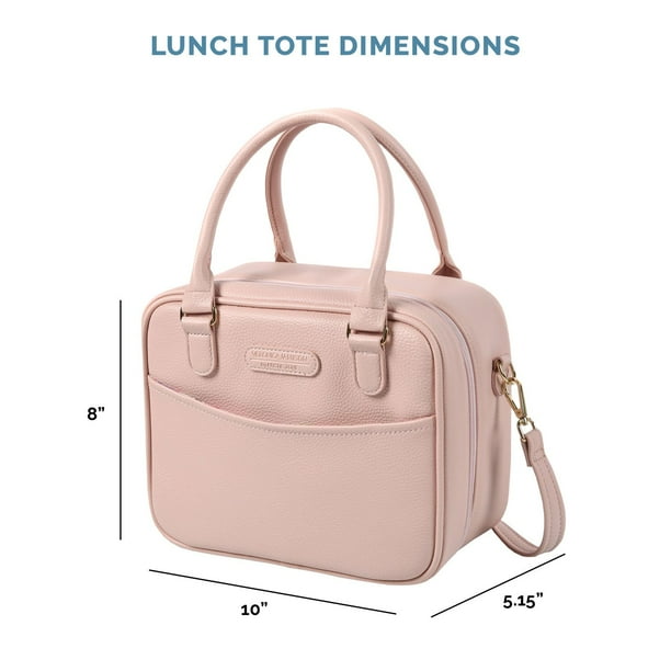 Veronica Jamison Hampton Faux Leather Lunch Tote by Arctic Zone