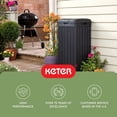 thumbnail image 13 of Keter Outdoor Trash Can Graphite Gray, 13 of 14