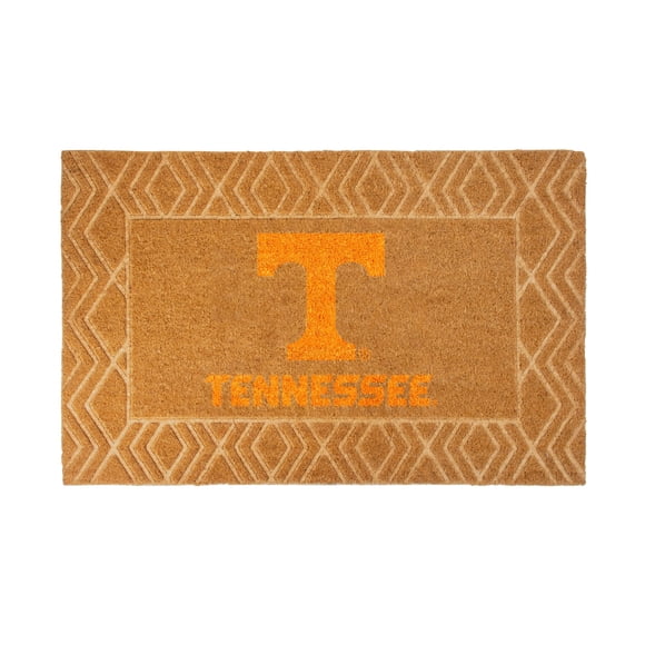 Logo Brands Tennessee Volunteers Coir Outdoor Mat