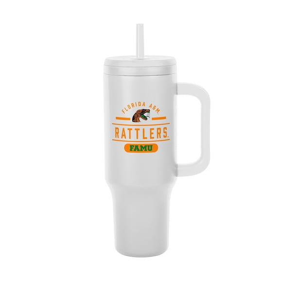 Logo Brands Florida A&M Rattlers Stainless Steel Leakproof Tumbler