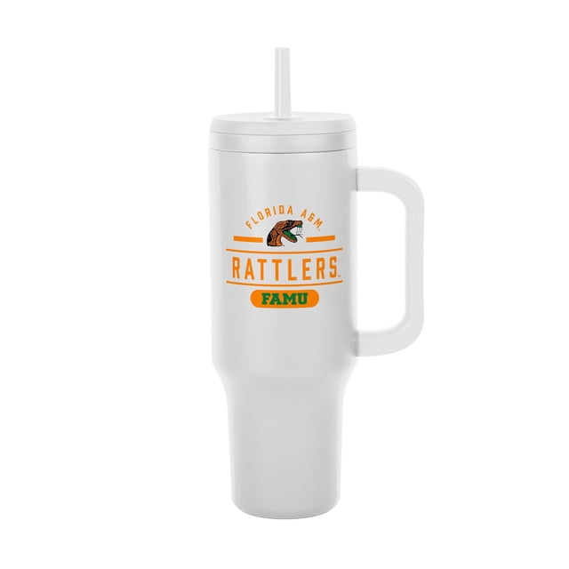 Logo Brands Florida A&M Rattlers Stainless Steel Leakproof Tumbler