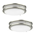 thumbnail image 1 of Boost LED Ceiling Light Double Ring Flush Mount 12" 5CCT 2-Pack, 1 of 6