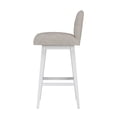 thumbnail image 10 of HH2 Home Upholstered Key Back Wood Adjustable Height Swivel Bar Stool, 10 of 11