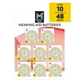 thumbnail interactive-video image 1 of Member's Mark Hearing Aid Batteries, Size 10, Yellow Tab, 48 ct., 1 of 9