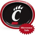 thumbnail image 4 of NCAA Oval Paper Plates, 10" x 12", 50 ct., Choose Team, 4 of 7