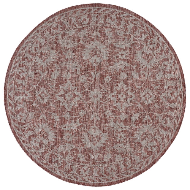 Safavieh Resort Indoor/Outdoor Round Rug Collection, 6' 7"