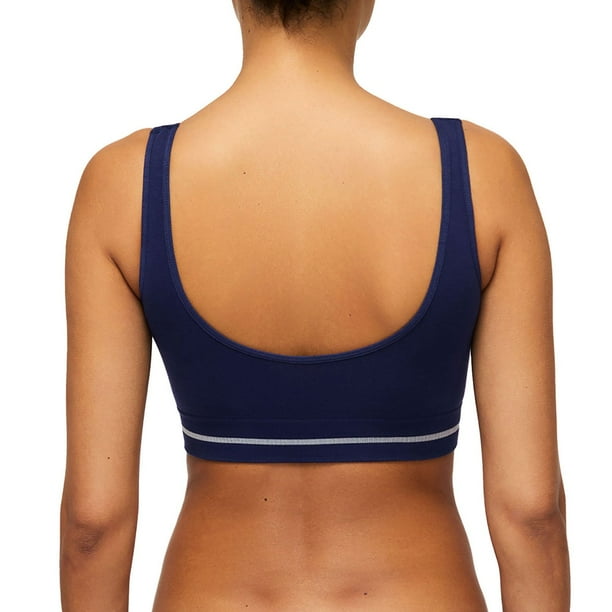 GapBody Women's 2-Pack Seamless Cotton Comfort Sports Bra