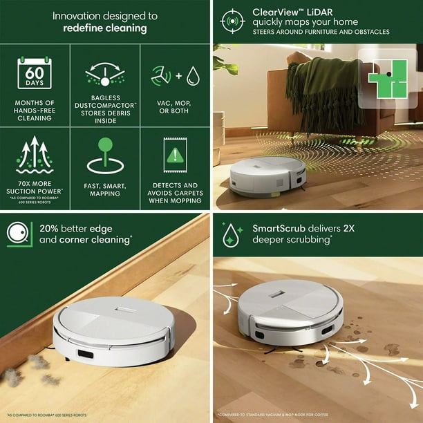 掃除機・クリーナー RoombaCombo Roomba Combo ロボット掃除機 本体