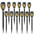thumbnail image 1 of Deck Impressions 15" Solar Flaming Tiki Torch Lights, 12-Pack, 1 of 7